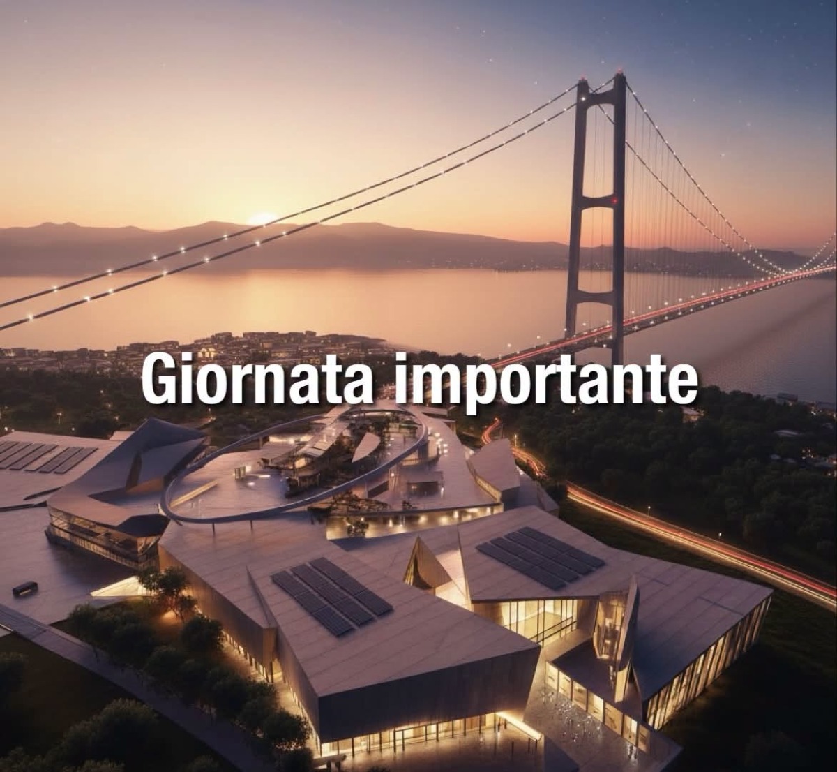 Ponte sullo Stretto: doppio via libera da Ue e CdM, ora atteso il parere del Consiglio superiore - Credit Foto Ponte sullo Stretto di Messina