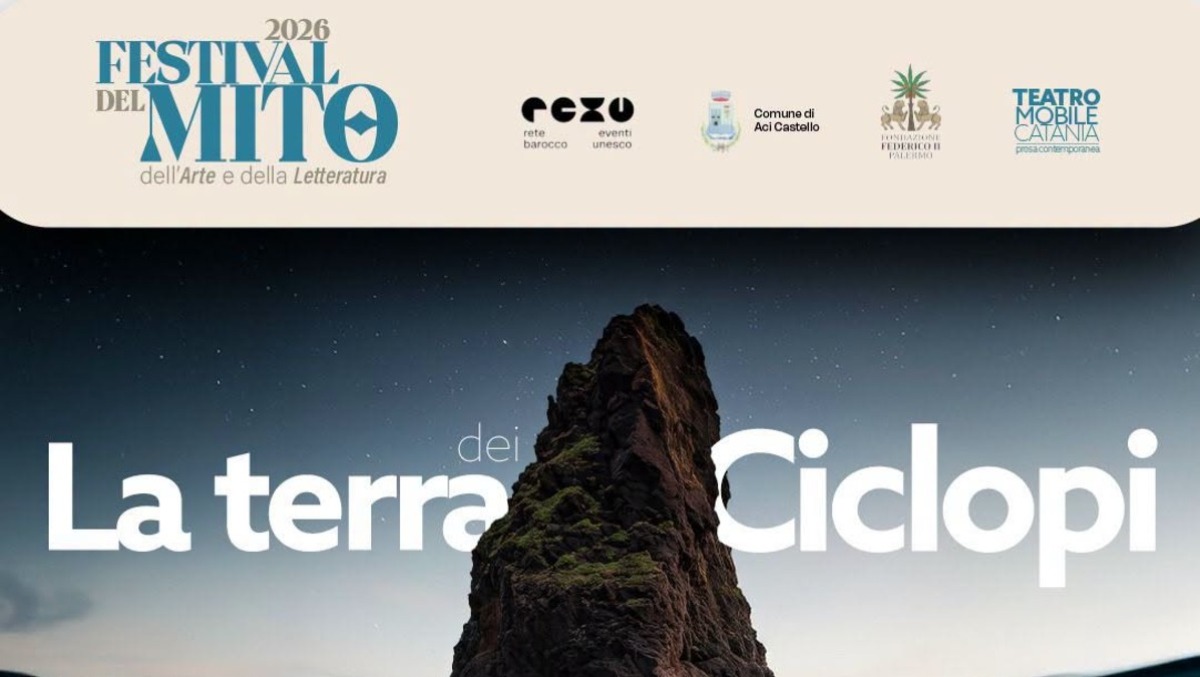 Aci Castello: 'La terra dei Ciclopi' al Festival del Mito, spettacolo gratuito l'8 agosto 2026 - Credit Foto Comune Di Aci Castello