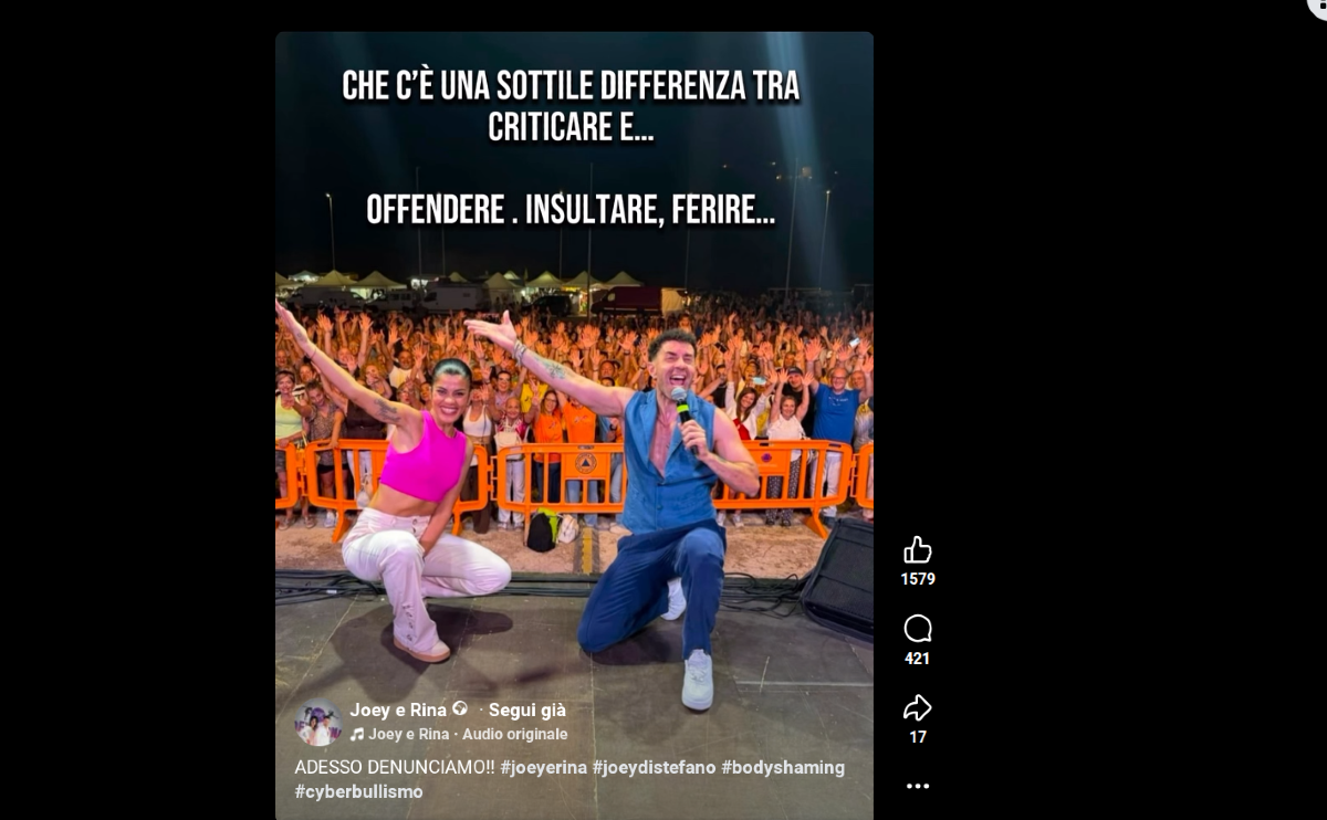 Joey e Rina: "Adesso denunciamo" — quando l'hate online spinge i coreografi in tribunale - 