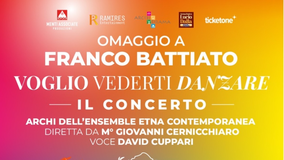 A Milo il tributo a Franco Battiato: 'Voglio Vederti Danzare' il 28 agosto all'Arena Lucio Dalla - 