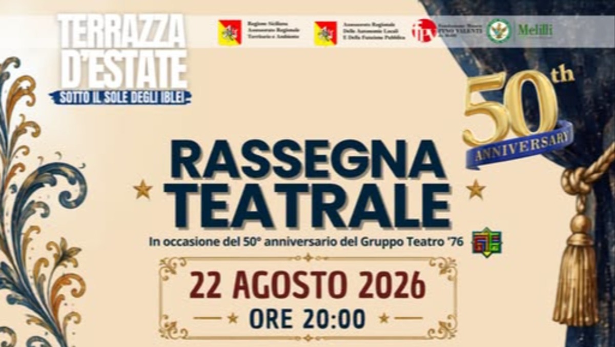 Melilli: serata finale per i 50 anni del Gruppo Teatro '76 - 