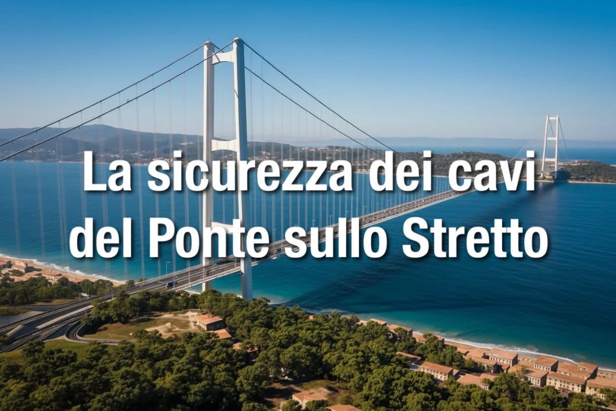 Ponte sullo Stretto: la pagina social ufficiale risponde sui cavi, diametri e margini di sicurezza - Credit foto Ponte sullo Stretto di Messina