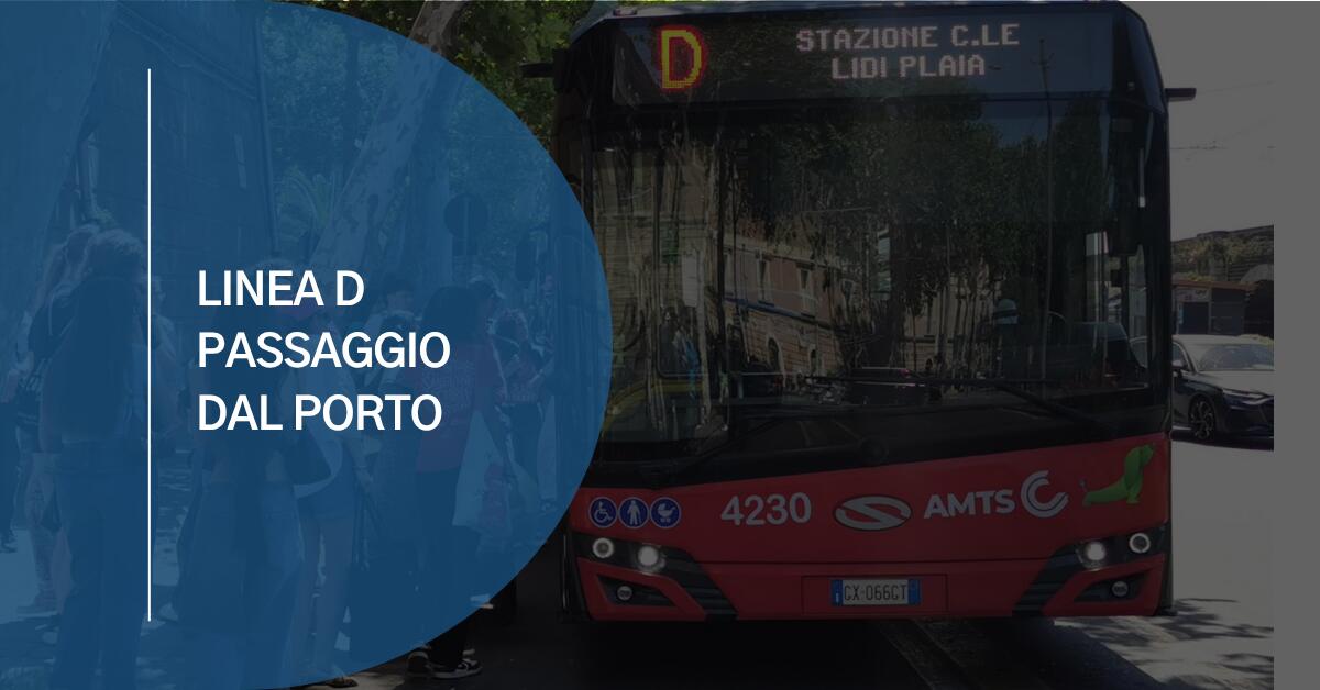 Linea D: dal 10 agosto i bus di ritorno transiteranno all'interno del porto di Catania - 