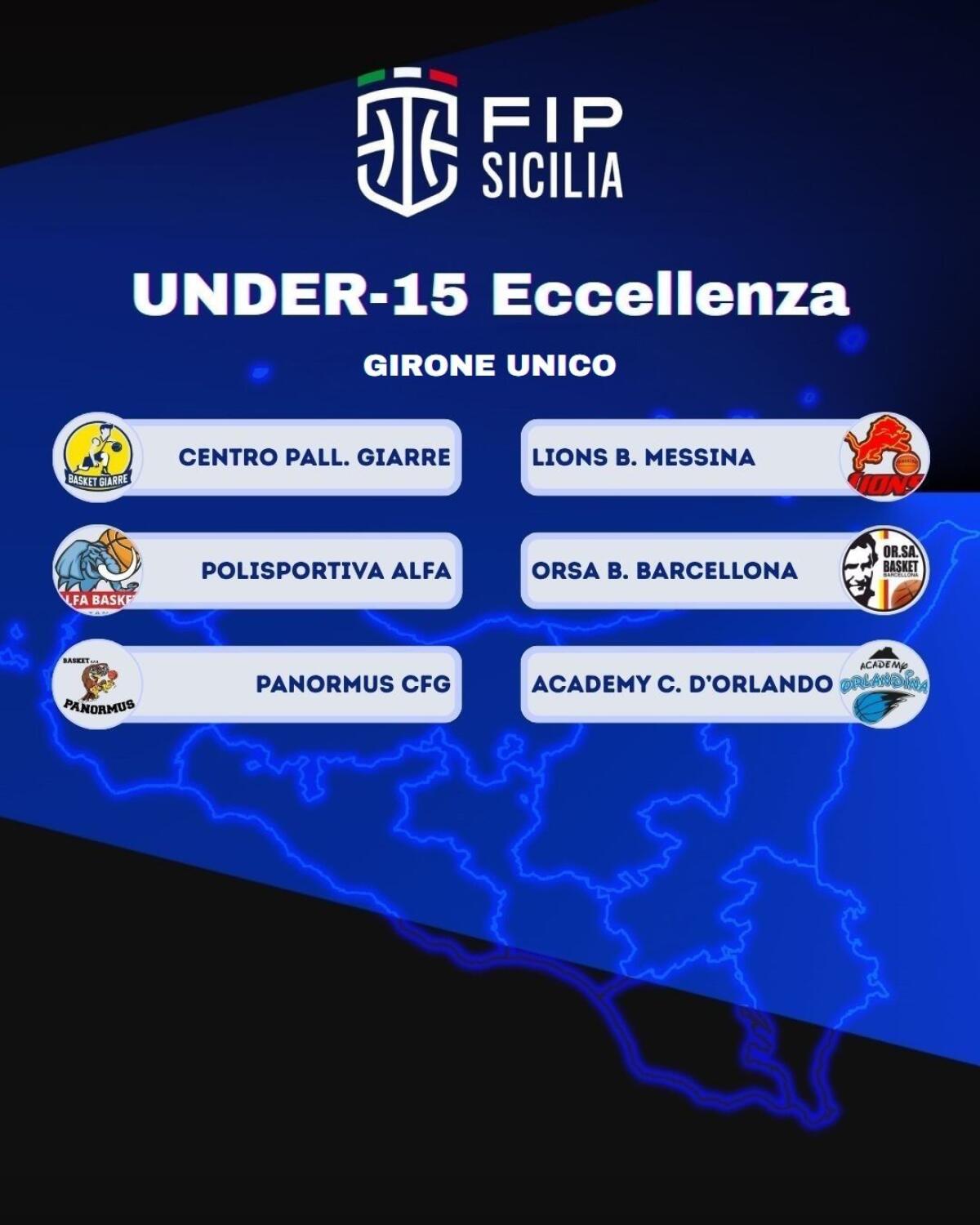 Under-15 Eccellenza Sicilia: il girone unico parte il 5 ottobre, la prima approda alla fase nazionale - 