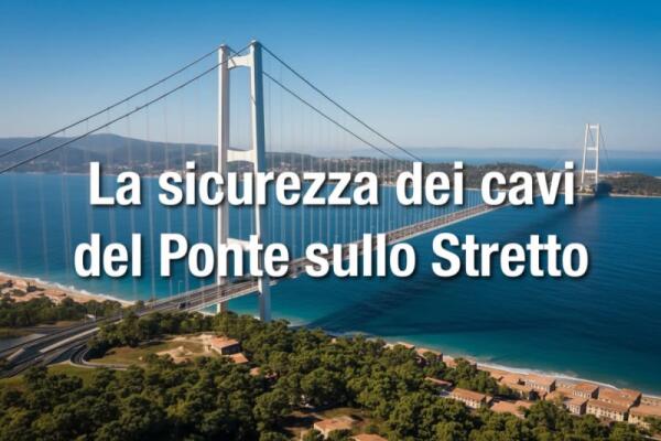 Ponte sullo Stretto: la pagina social ufficiale risponde sui cavi, diametri e margini di sicurezza