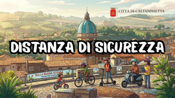 Caltanissetta, 'Sulla buona strada': quinto episodio spiega la distanza di sicurezza agli studenti