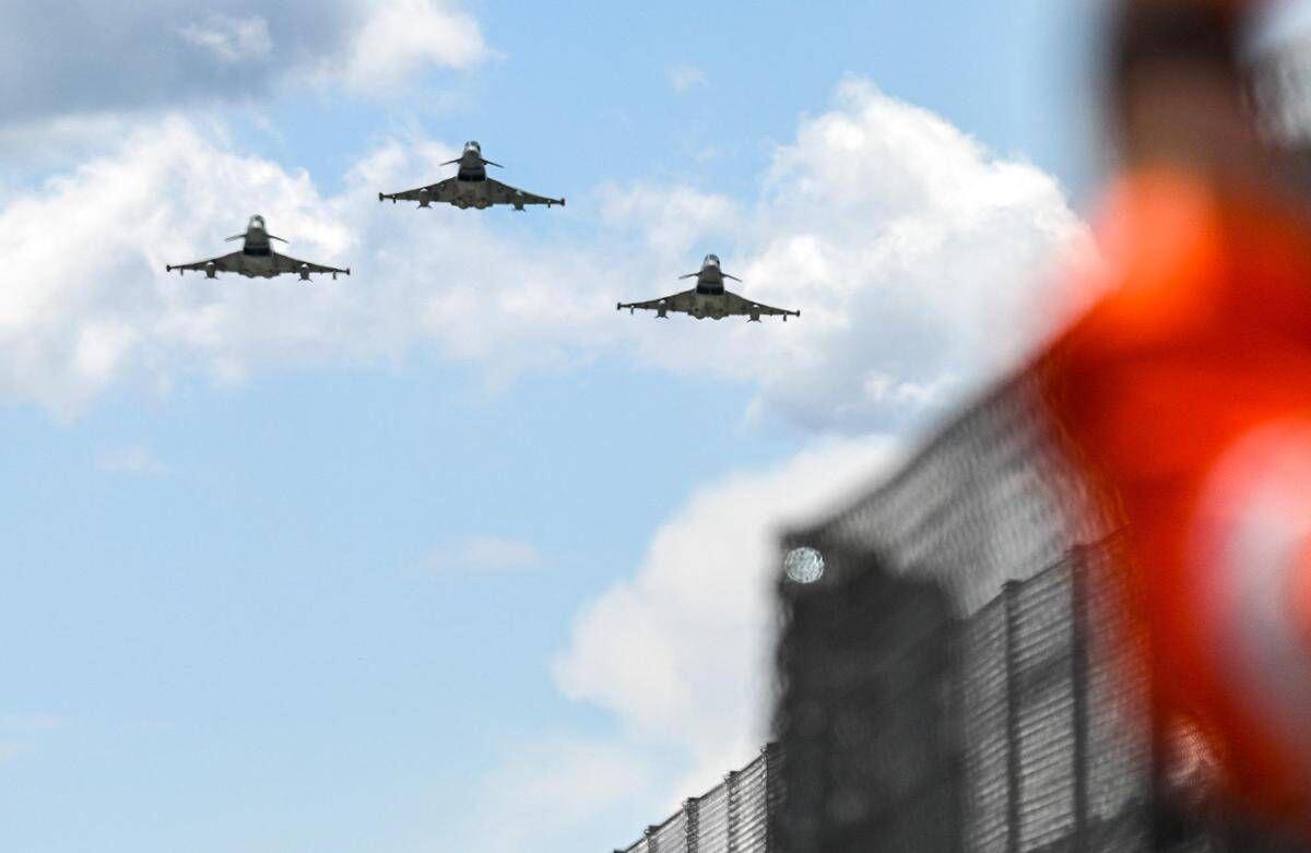 Drone straniero nello spazio aereo della Lettonia, abbattuto da caccia Eurofighter italiani - 