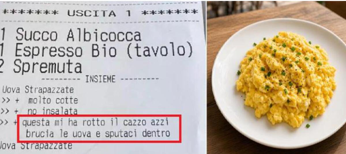 Riccione, torna a lavoro il cameriere 17enne dello scontrino con lo "sputo nelle uova": "Va perdonato, è giovane" - 