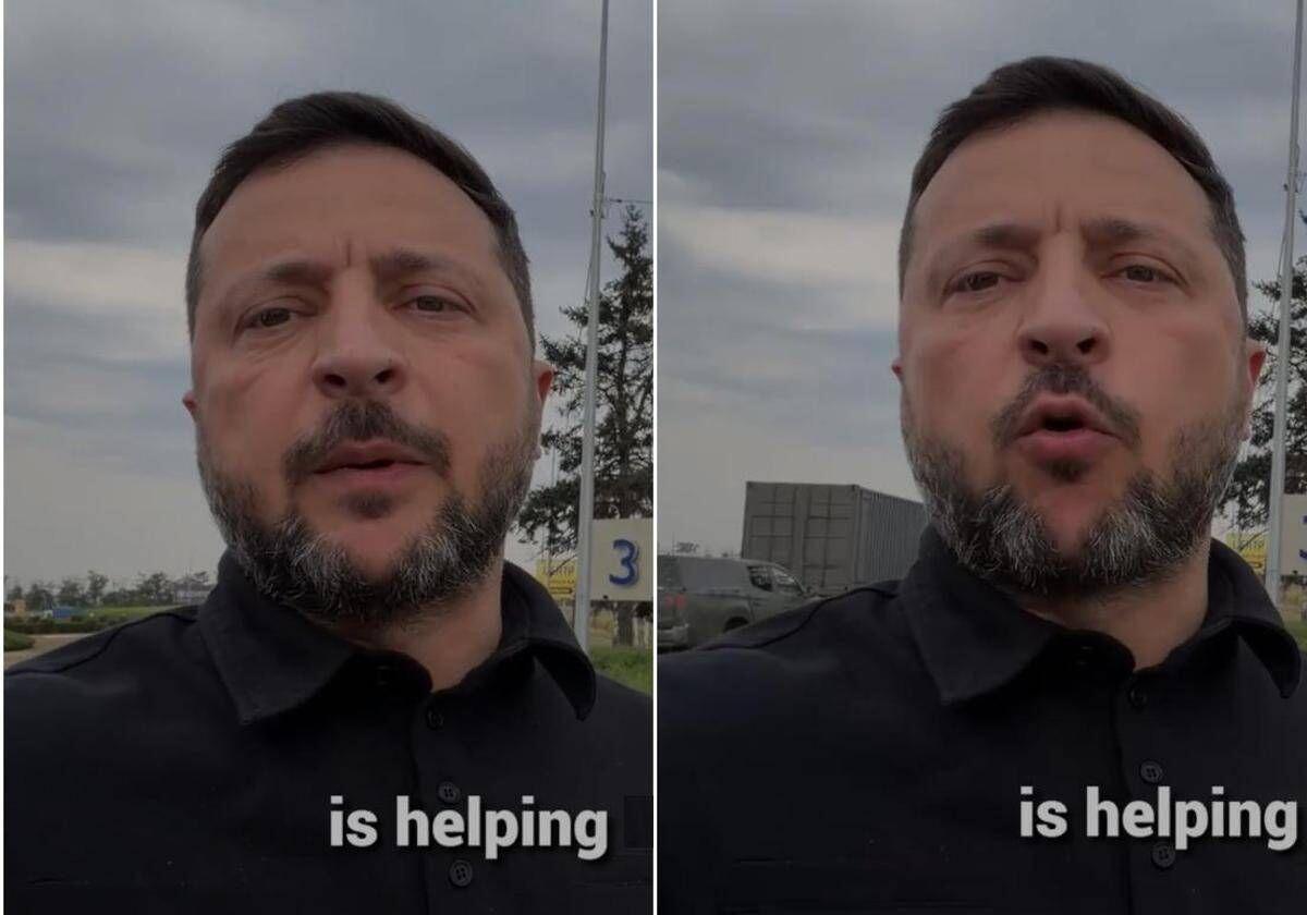 Zelensky e il video 'misterioso': "Da dove spuntano auto e camion?" - 