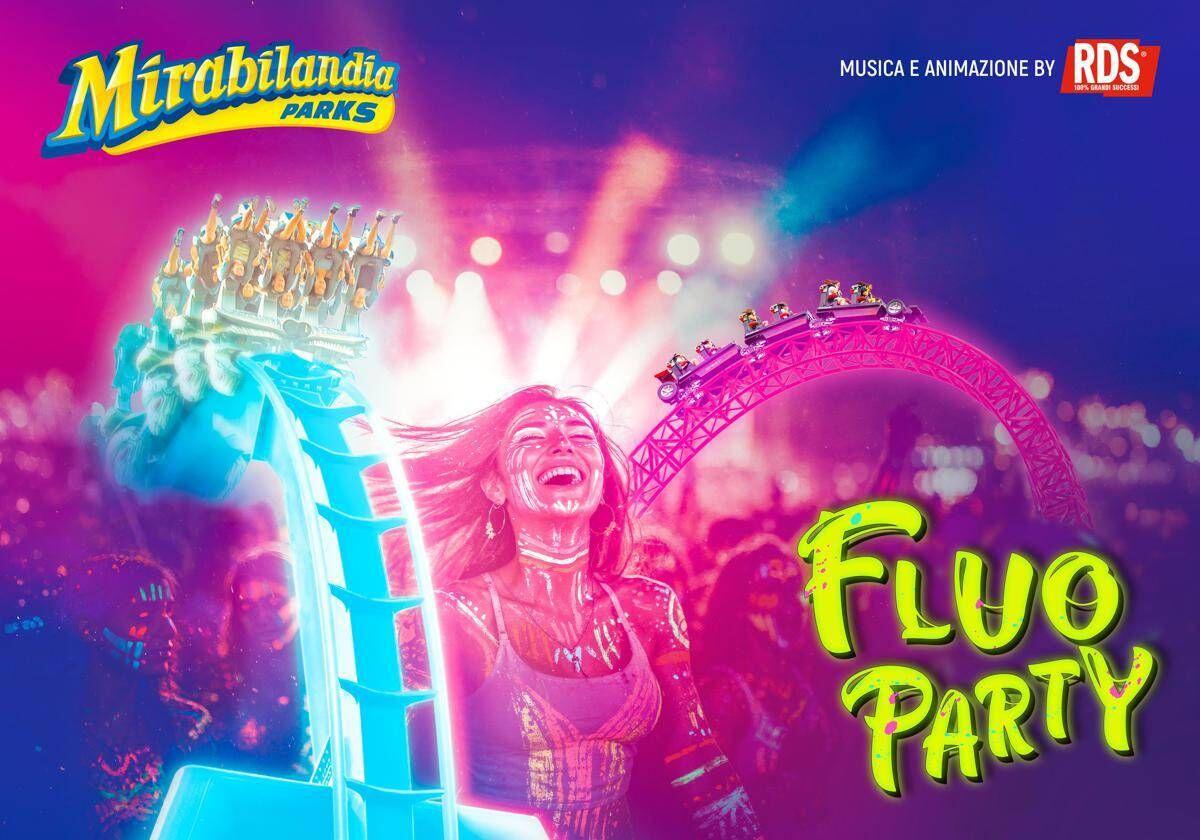 Mirabilandia: si accende con il 'Fluo Parti' insieme a Rds, per vivere la notte più luminosa dell'estate - 