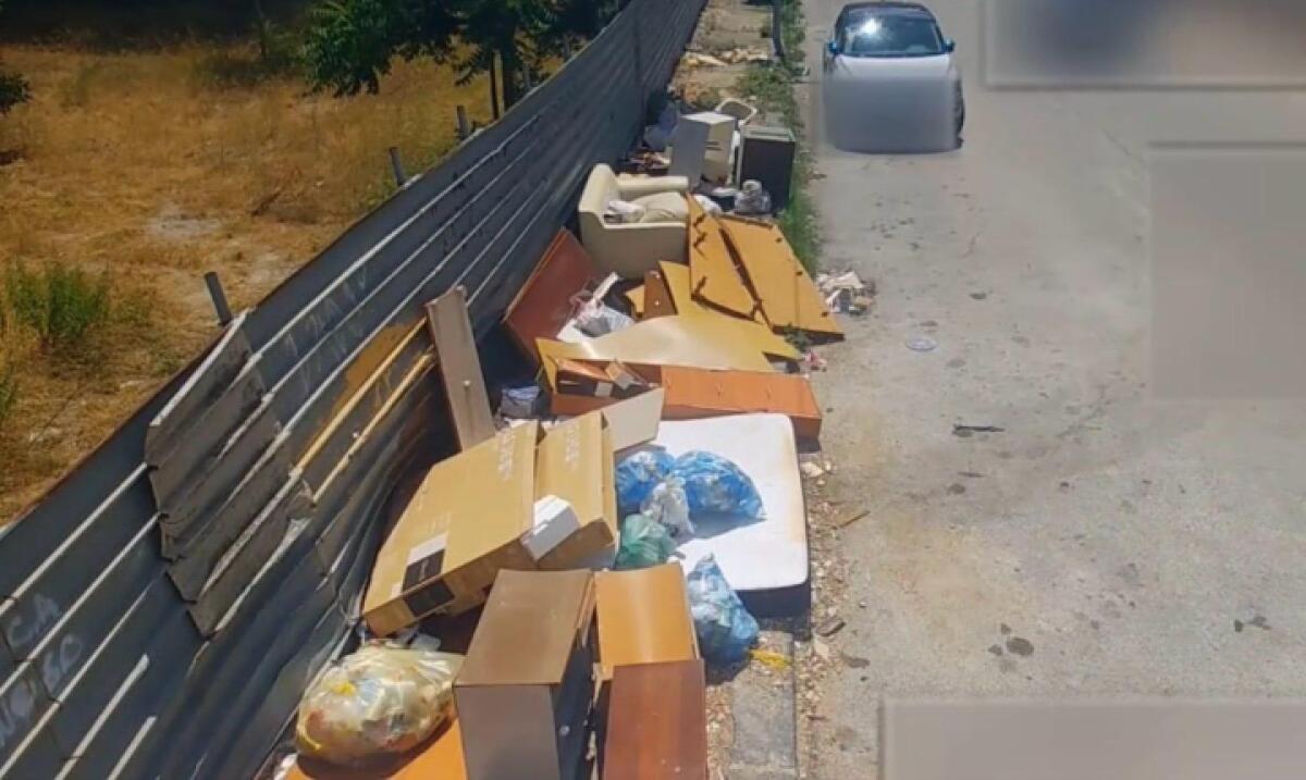 Via Seminario Estivo: denunciato il responsabile degli scarichi abusivi di rifiuti - 