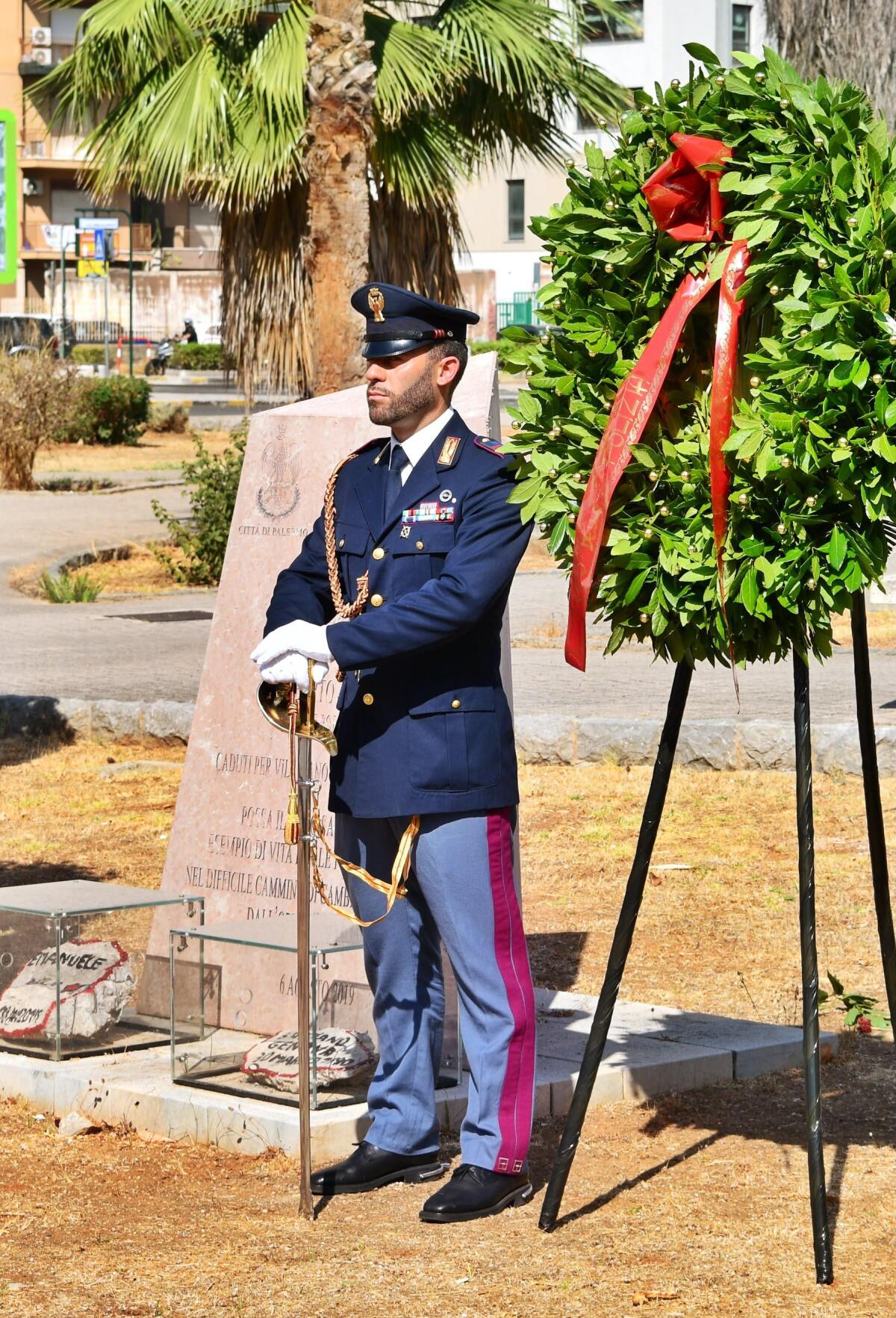 Palermo ricorda Ninni Cassarà e Roberto Antiochia nel 41° anniversario dell'attentato - 