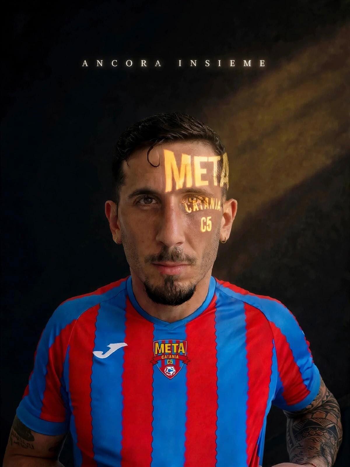 Meta Catania rinnova il Capitano Carmelo Musumeci: la ciliegina sulla stagione trionfale - 