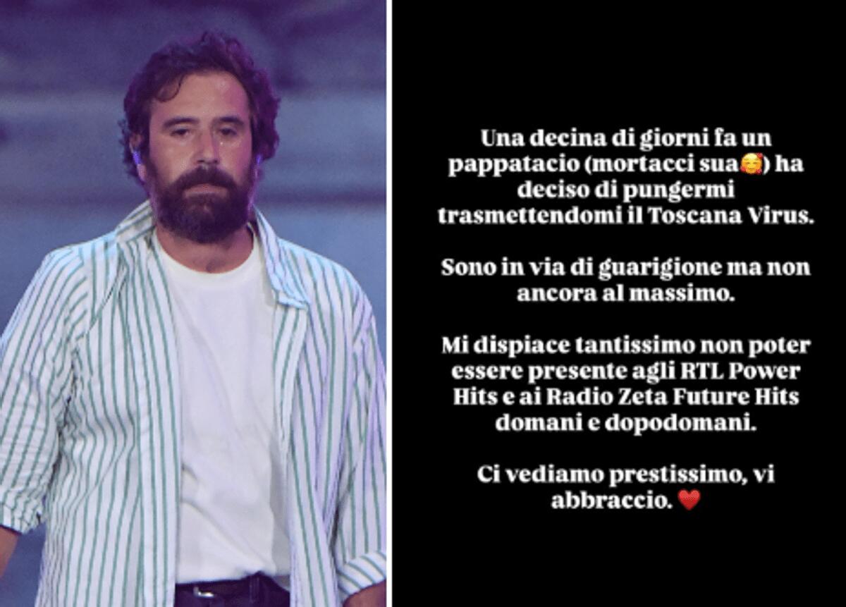 Tommaso Paradiso ha il Toscana virus: "Mi ha punto un pappatacio" - 