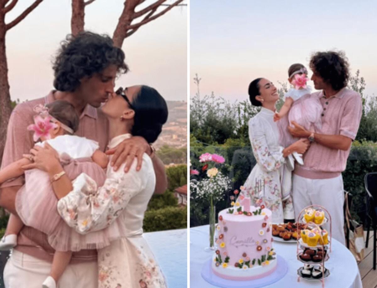 Tamberi e Bontempi, la festa da favola per il primo compleanno della figlia Camilla - 