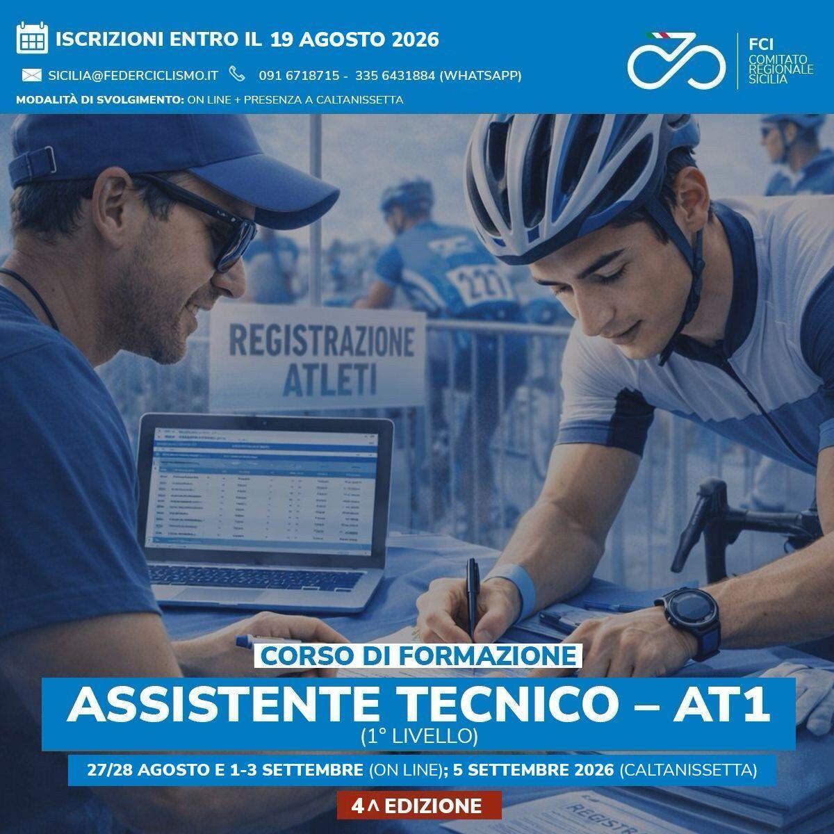 Caltanissetta: corso AT1 per Assistenti Tecnici, date, obblighi e modalità d’iscrizione - 