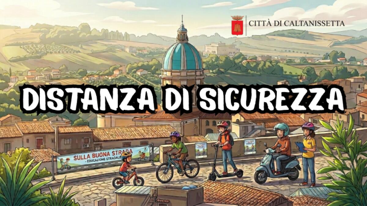Caltanissetta, 'Sulla buona strada': quinto episodio spiega la distanza di sicurezza agli studenti - 