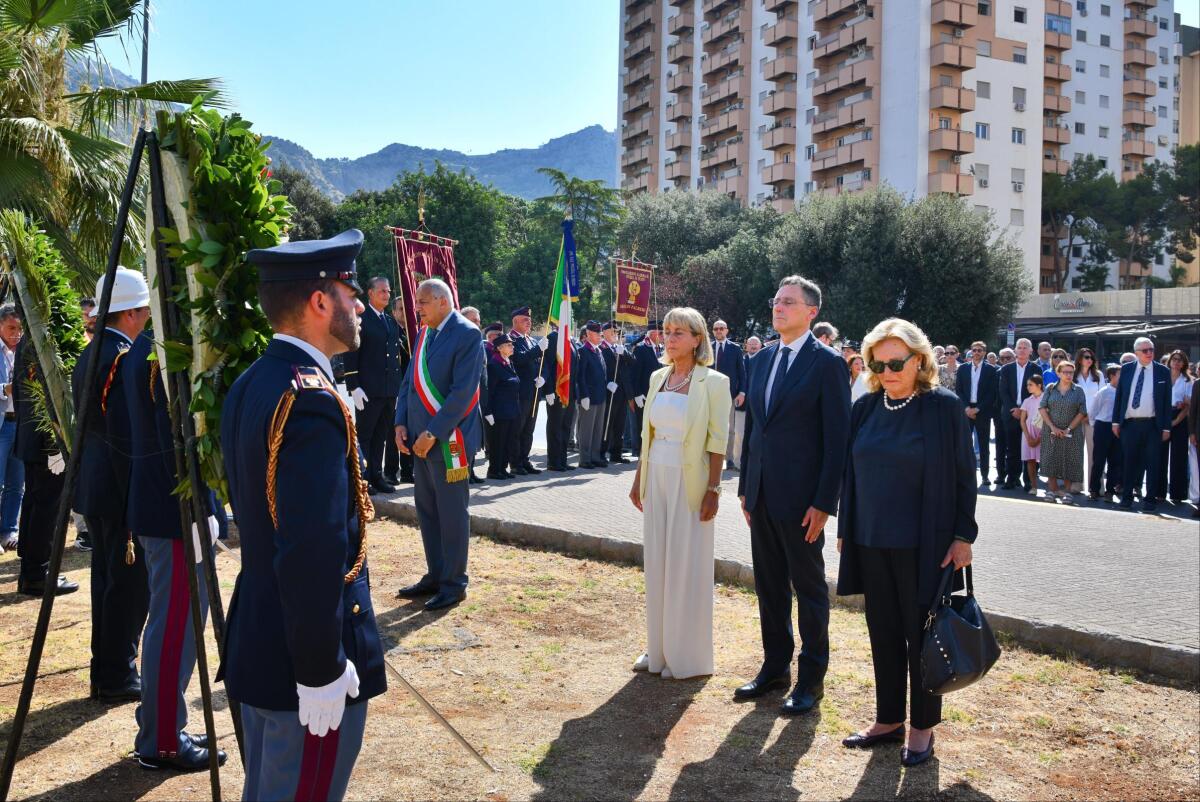 Palermo ricorda Cassarà e Antiochia nel 41° anniversario dell'agguato mafioso - 