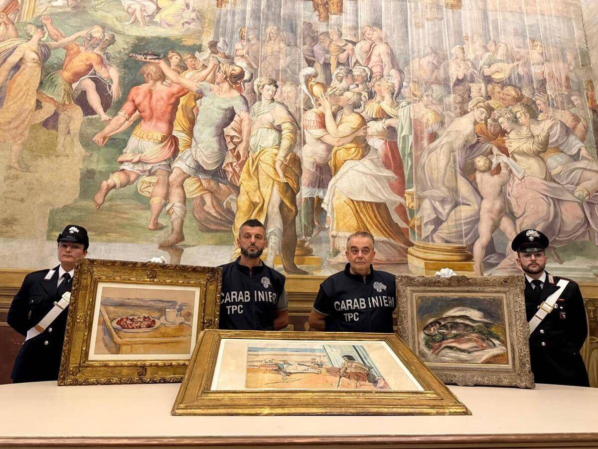 Recuperati i tre dipinti di Cezanne, Renoir e Matisse rubati a marzo dalla Fondazione Magnani Rocca﻿ - 