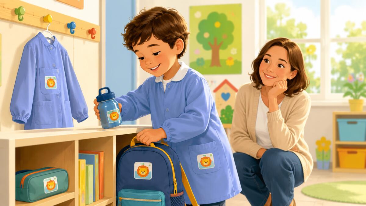 Il grembiule, la borraccia e il senso di responsabilità: come le “cose col nome” aiutano i bambini a scuola - 