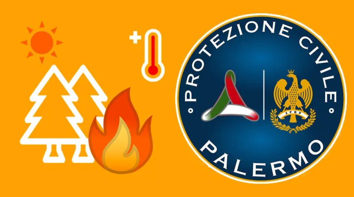 Palermo, allerta: preallerta arancione per incendi e livello 3 (rosso) per ondate di calore - 