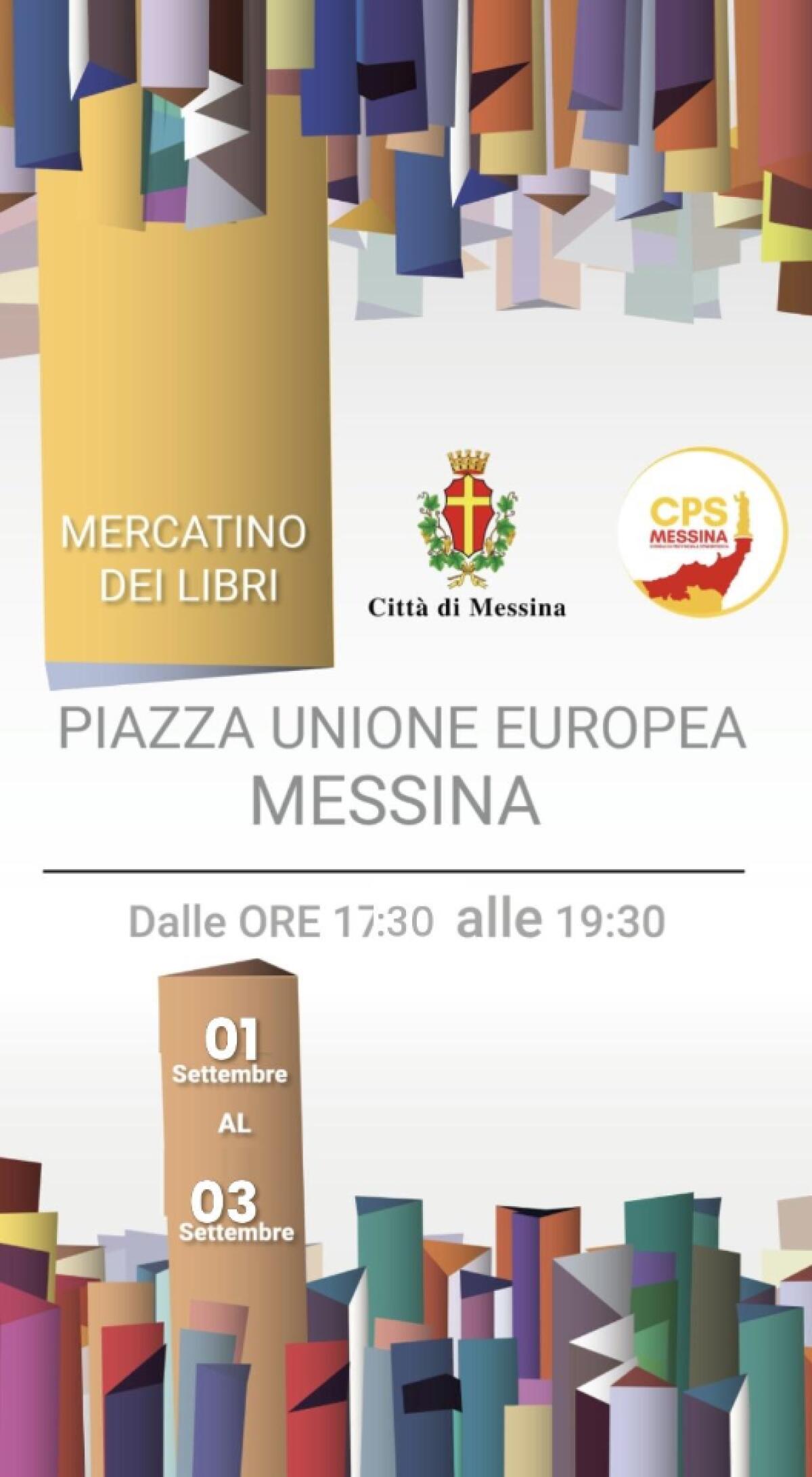 Messina, tornano i libri scolastici: Mercatino dei Libri Usati in piazza Unione Europa dall'1 al 3 settembre - 