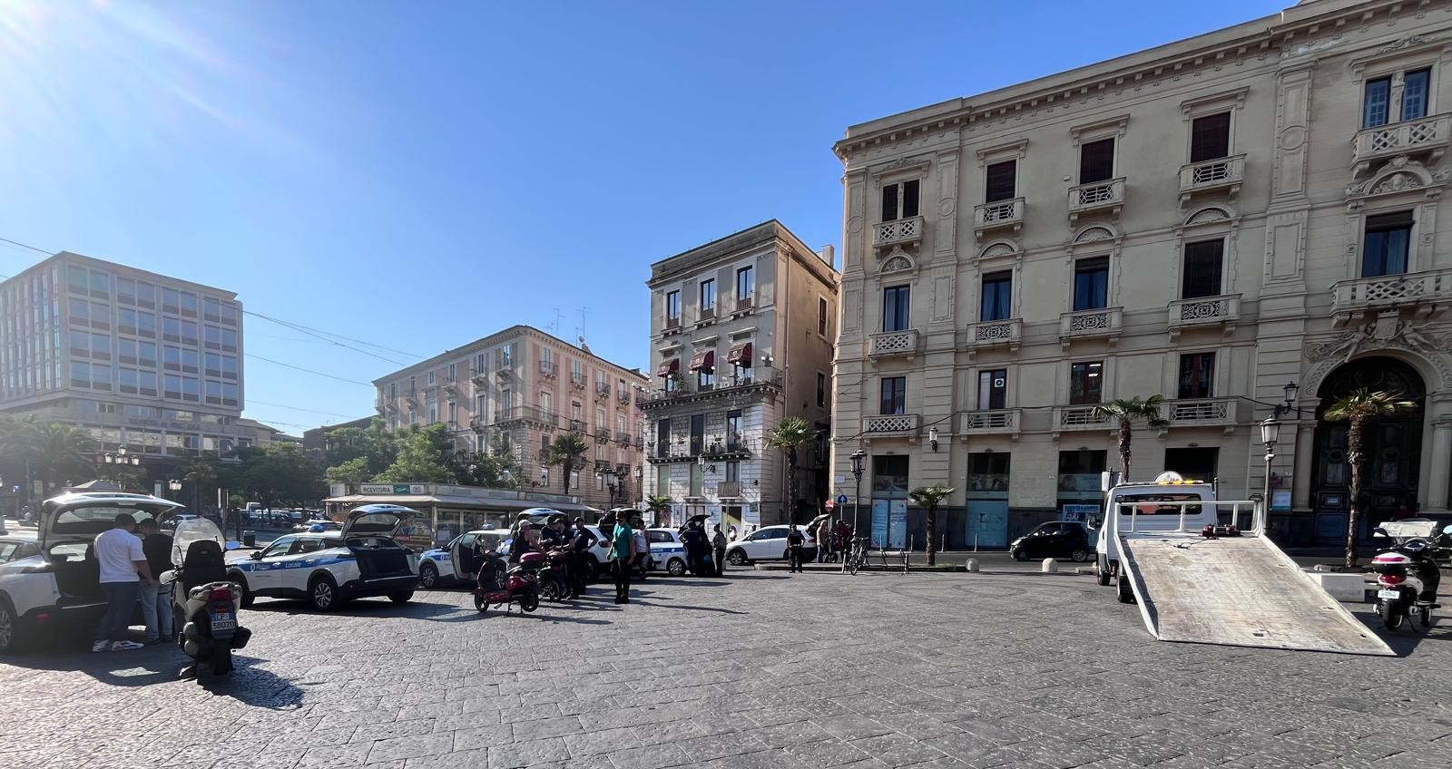 Catania, controlli della Polizia Locale: 55 verbali e 10 e‑bike modificate sequestrate in centro - 