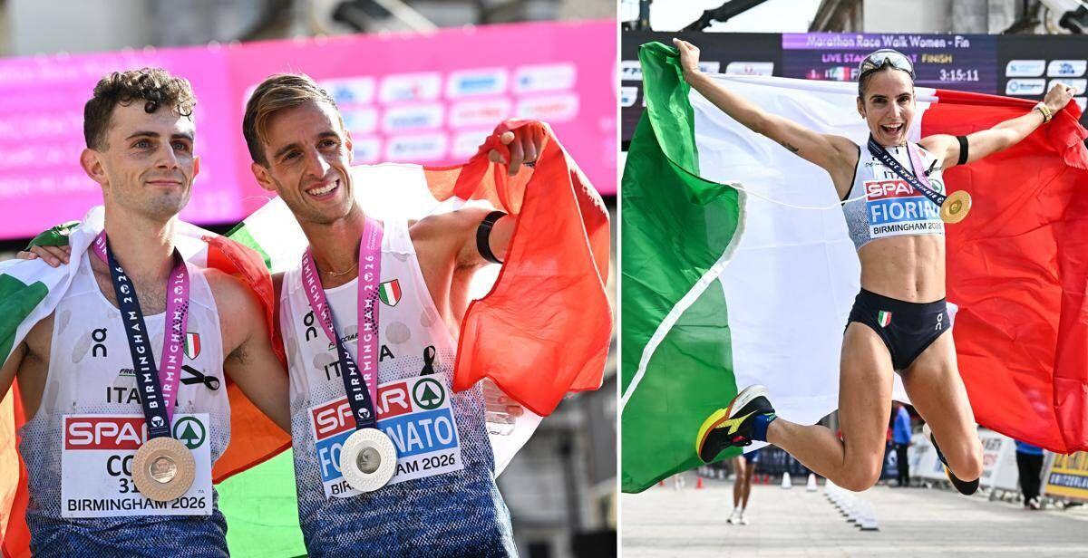 Europei atletica, Sofia Fiorini campionessa d'Europa con record mondo nella maratona di marcia - 