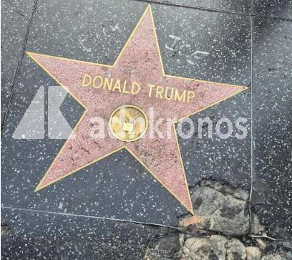Trump, la stella a Hollywood è 'rotta'. E c'è un insulto all'Ice - 