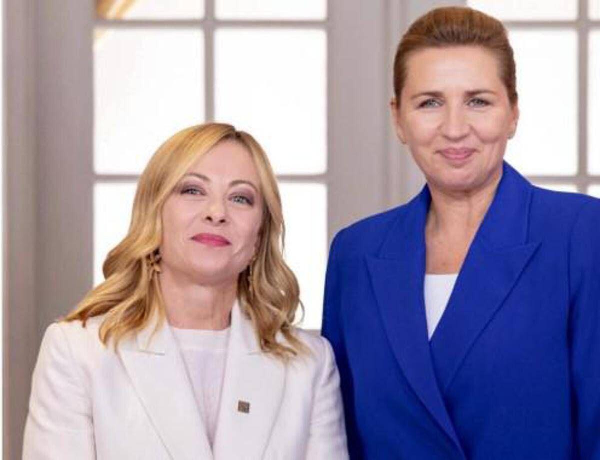 Meloni e la premier danese Frederiksen: "Unite per difendere Europa, no a immigrazione incontrollata" - 