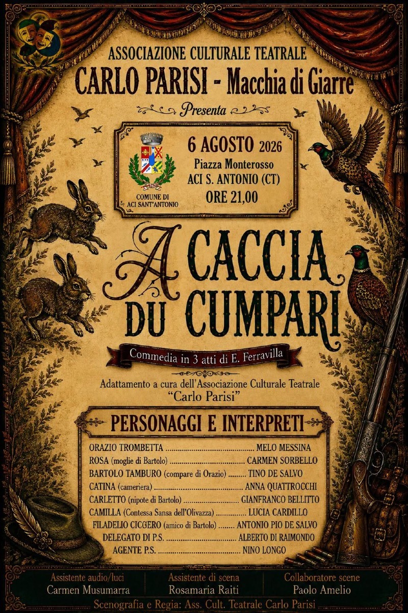 Locandina spettacolo a Monterosso