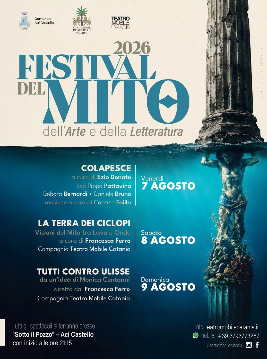 Locandina Festival del Mito Aci Castello
