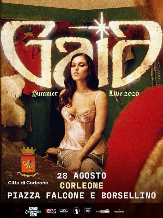 Locandina Concerto Gaia a Corleone 