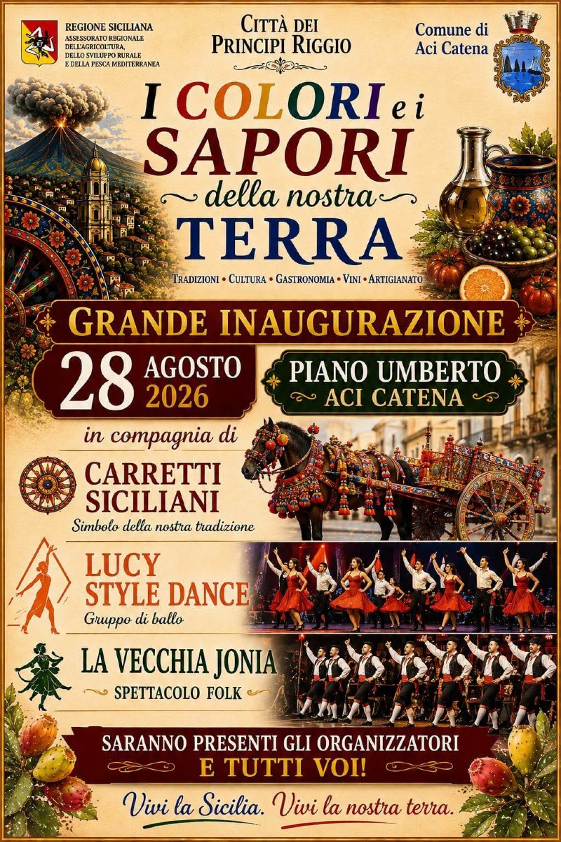 Locandina I colori e i sapori della terra