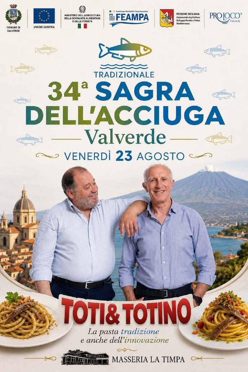 Locandina spettacolo di Toti e Totino a Valverde