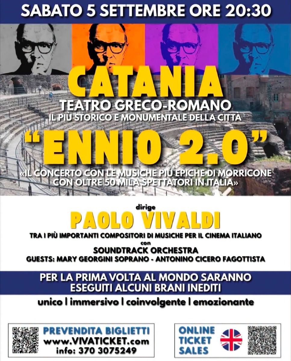 Locandina "Ennio 2.0" a Catania