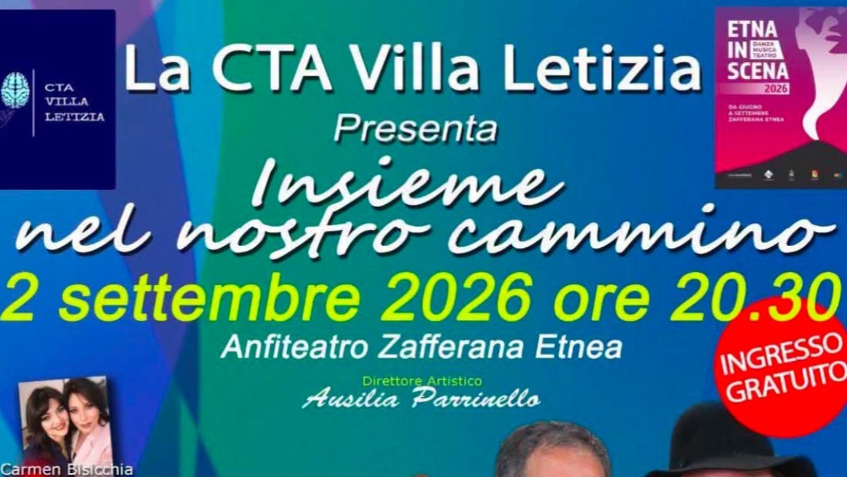 Zafferana Etnea: 'Insieme nel nostro cammino' domani all'Anfiteatro, serata di musica e danza - 