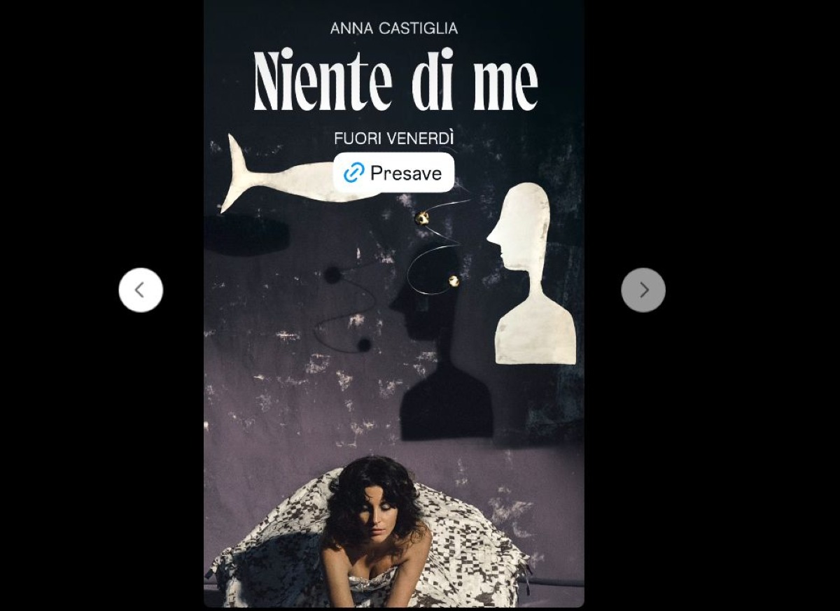 Anna Castiglia annuncia il singolo "Niente di me" in uscita il 4 settembre - 
