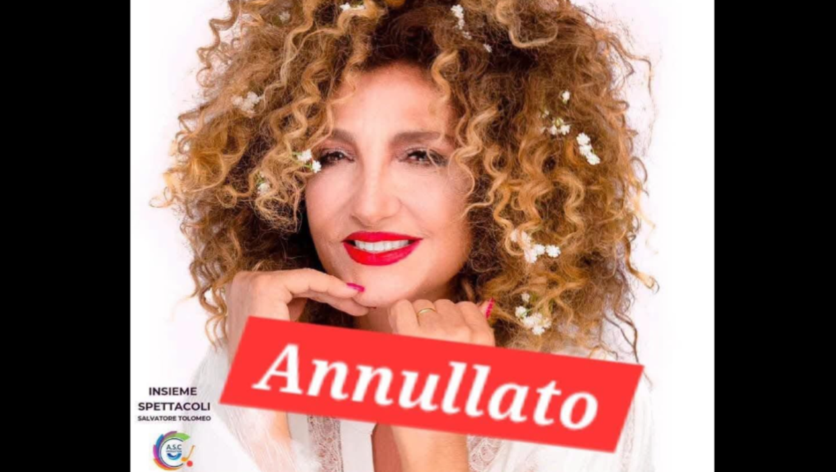 Incendio a Ciminna: annullato il concerto di Marcella Bella per allerta - 