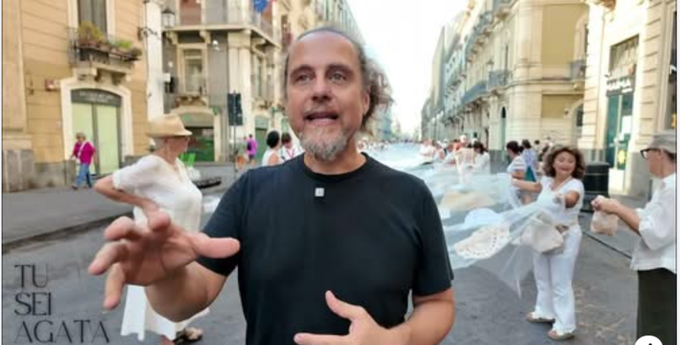Tu Sei Agata: un chilometro di memoria attraversa Catania - Credit Foto/ Video Salvo Militello