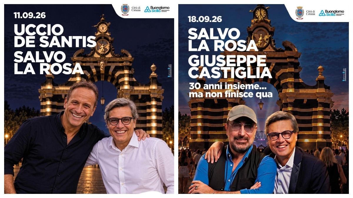 Catania Summer Fest: due serate gratuite in Piazza Palestro con Salvo La Rosa l'11 e 18 settembre - 