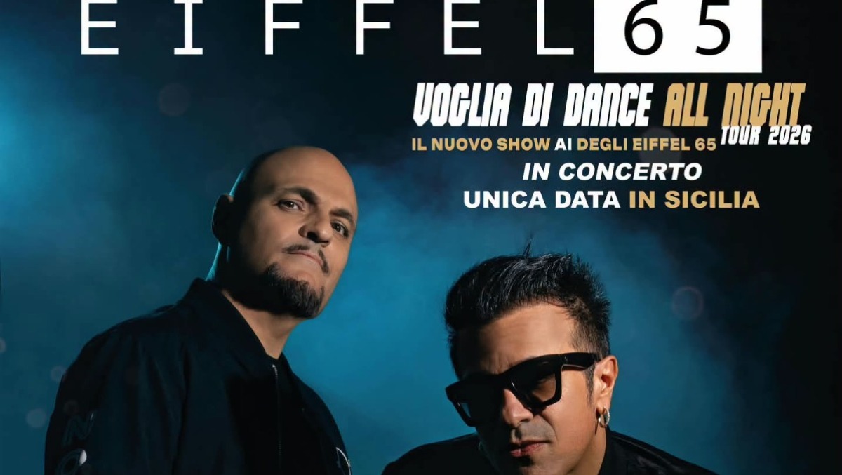 Eiffel 65 a Centuripe: concerto gratuito in Piazza Duomo il 19 settembre 2026 - 