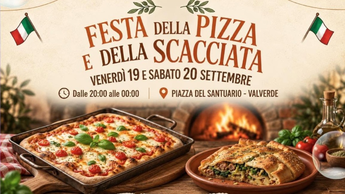 Valverde: due serate in piazza con la Festa della Pizza e della Scacciata - 