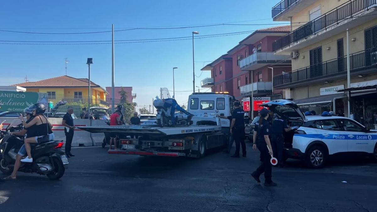 Polizia locale a San Giorgio e Nesima: 27 sanzioni, 9 sequestri e controlli proseguiranno - 