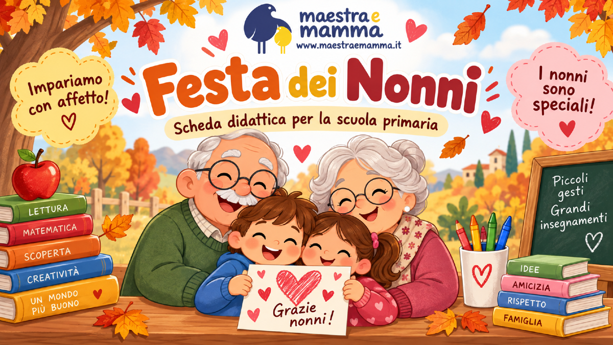 Festa dei Nonni: scheda didattica per la scuola primaria - 