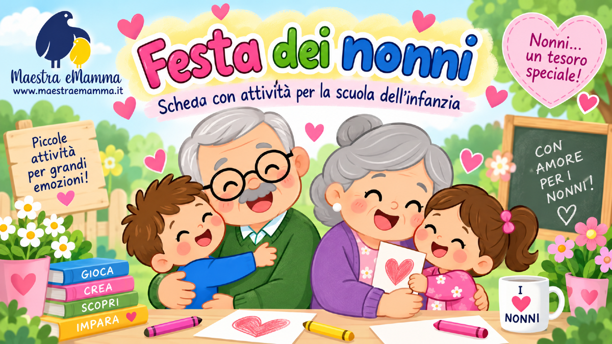 Festa dei nonni: scheda con attività per la scuola dell’infanzia
