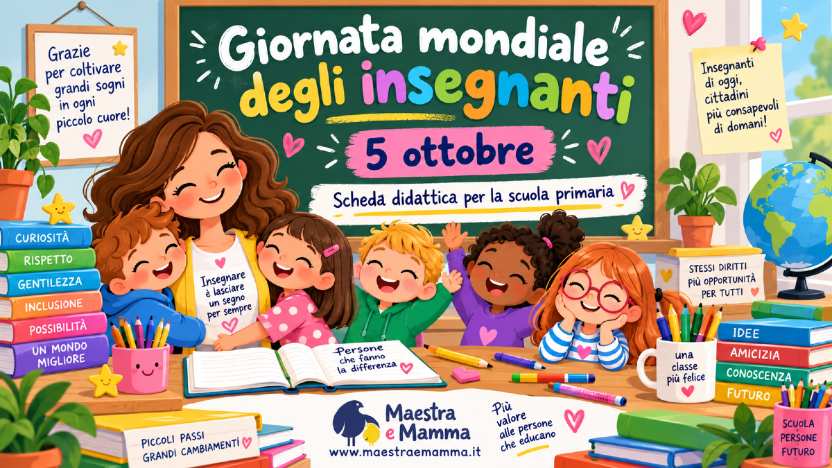 Giornata mondiale degli insegnanti: scheda didattica per la primaria - 