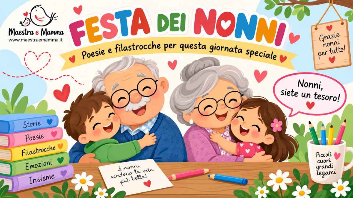 Festa dei nonni: poesie e filastrocche per la scuola primaria - 
