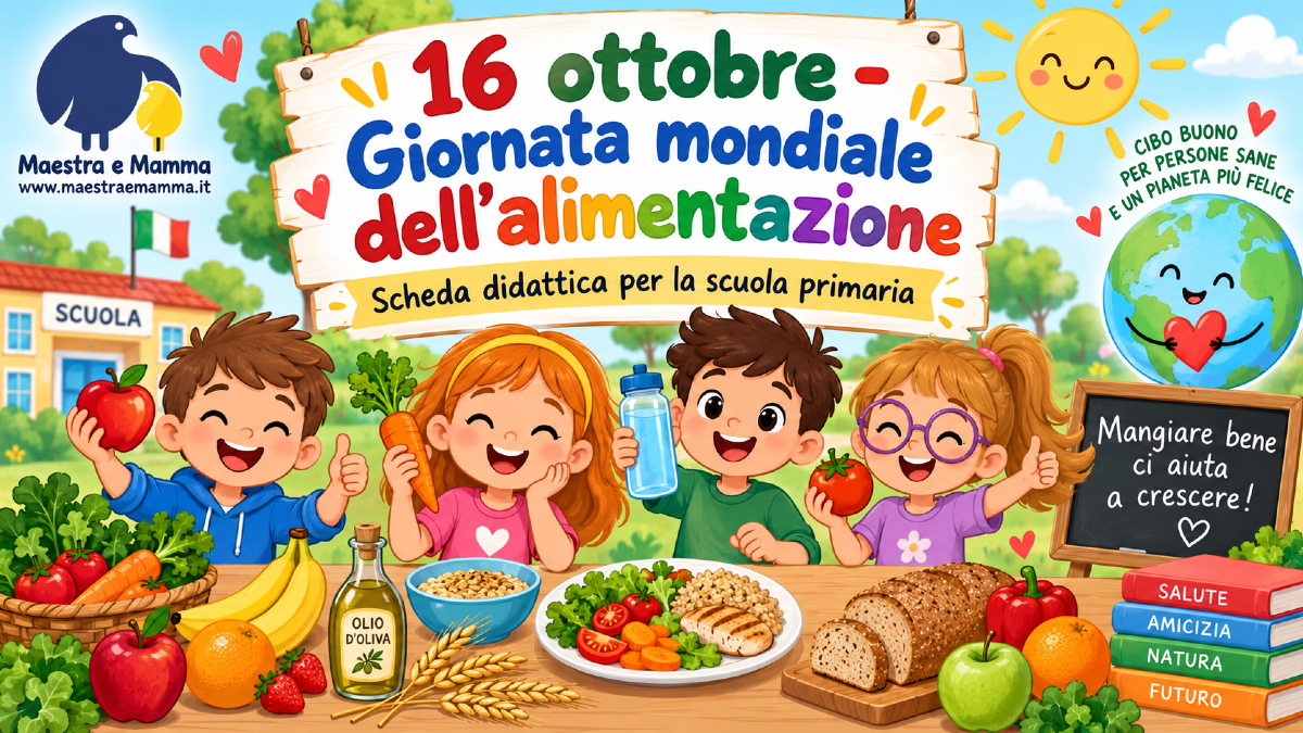 16 ottobre: Giornata mondiale dell’alimentazione – scheda didattica per la primaria - 