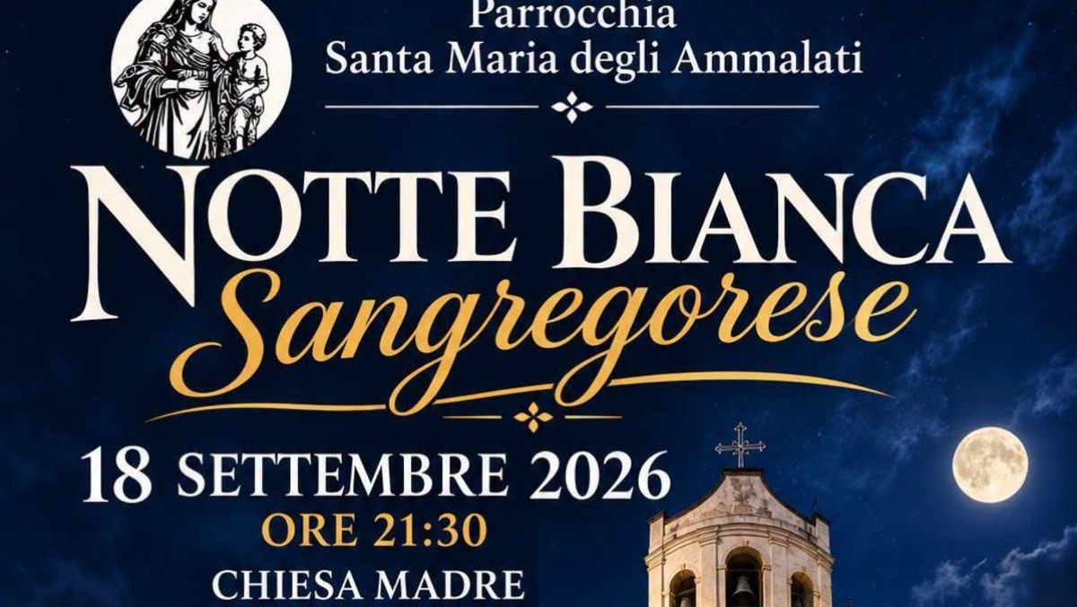 Notte Bianca a San Gregorio: mostra, concerti e visita notturna alla torre campanaria - Credit Foto Parrocchia Santa Maria degli Ammalati in San Gregorio di Catania